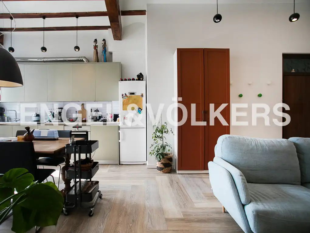 Cuina de Pis de lloguer en Valencia amb Aire condicionat, Calefacció i Parquet