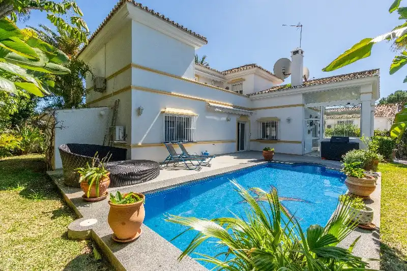 Exterior view of Detached homes for sale in Marbella  with Terrace