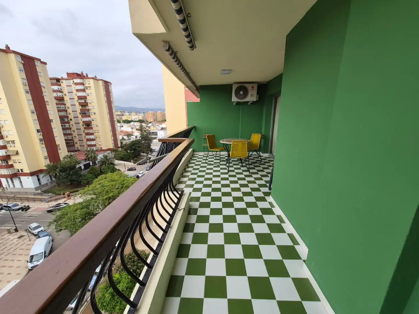 Terrasse von Wohnung zur Miete in Málaga mit Klimaanlage, Heizung und Terrasse