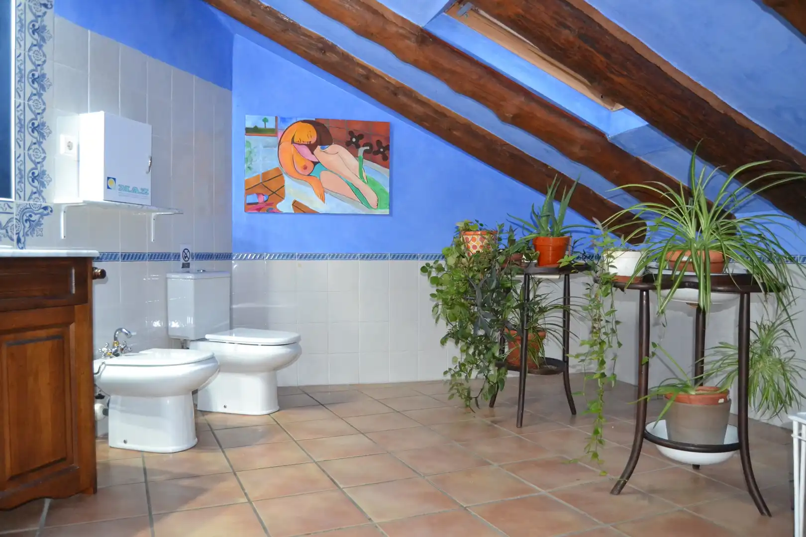 Baño de Casa o chalet en venta en Borau con Calefacción, Parquet y Trastero
