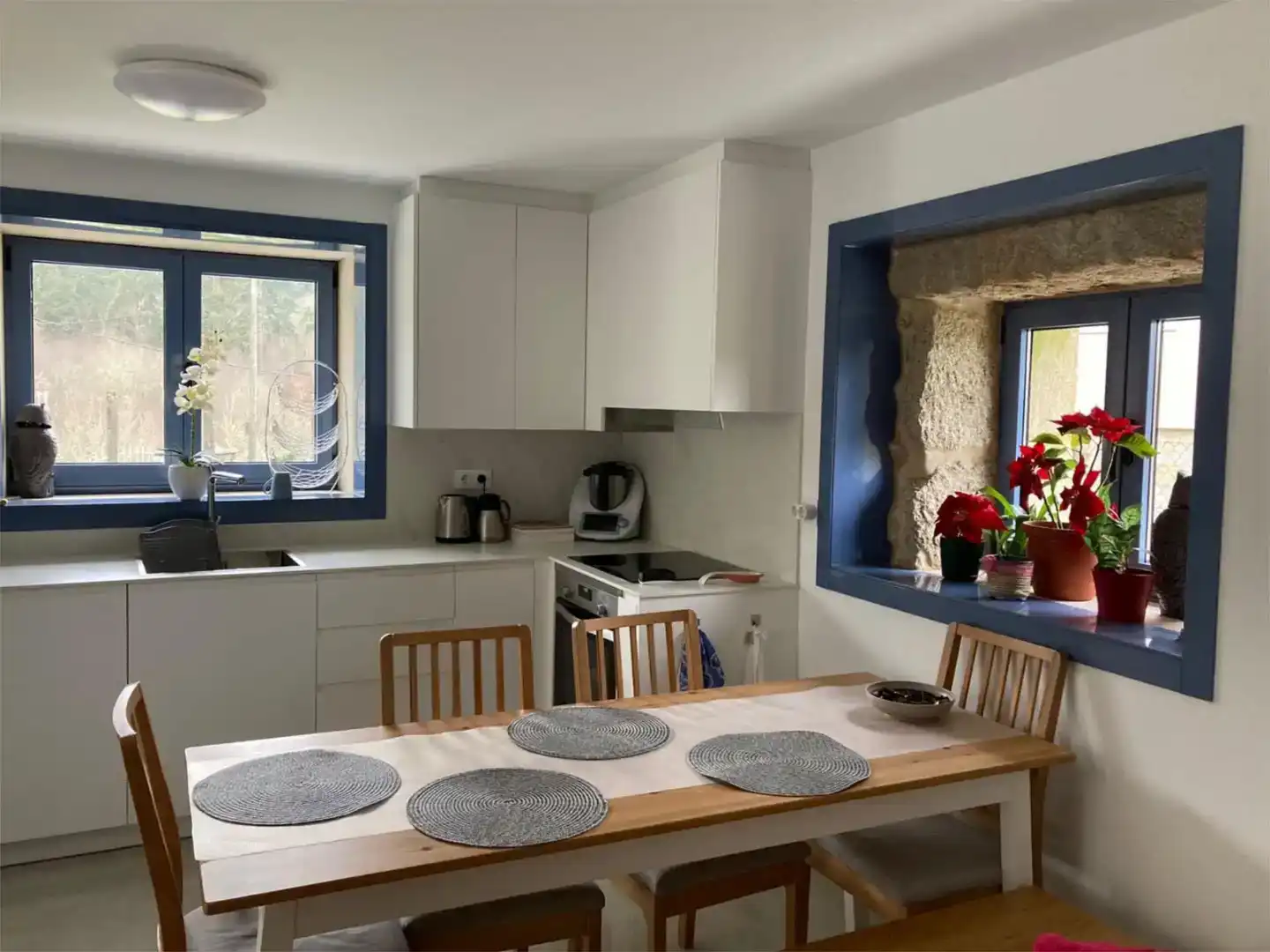 Cocina de Casa o chalet en venta en A Lama   con Jardín privado y Amueblado
