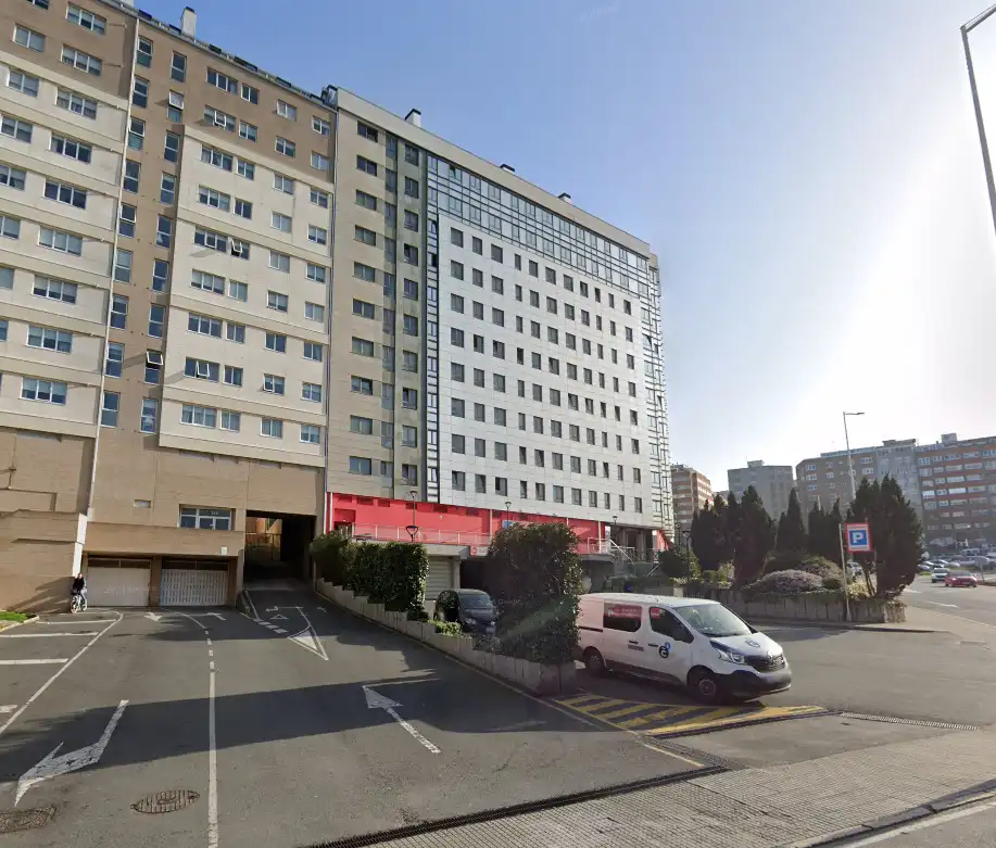 Vista exterior de Garaje en venta en A Coruña Capital 