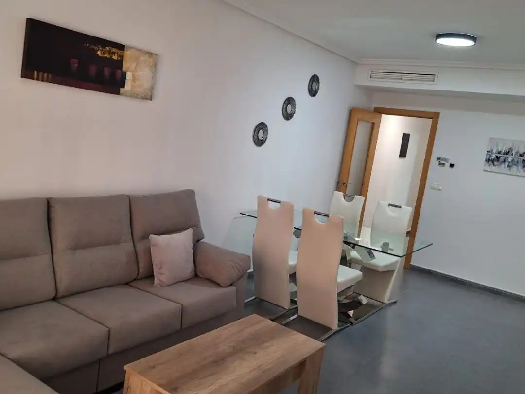 Living room of Flat for rent in Almoradí  with Air Conditioner, Heating and Terrace