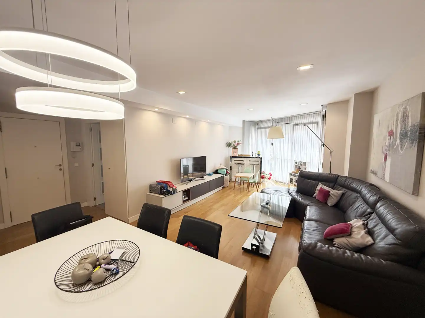 Sala de estar de Piso en venta en Alboraya con Aire acondicionado, Parquet y Trastero