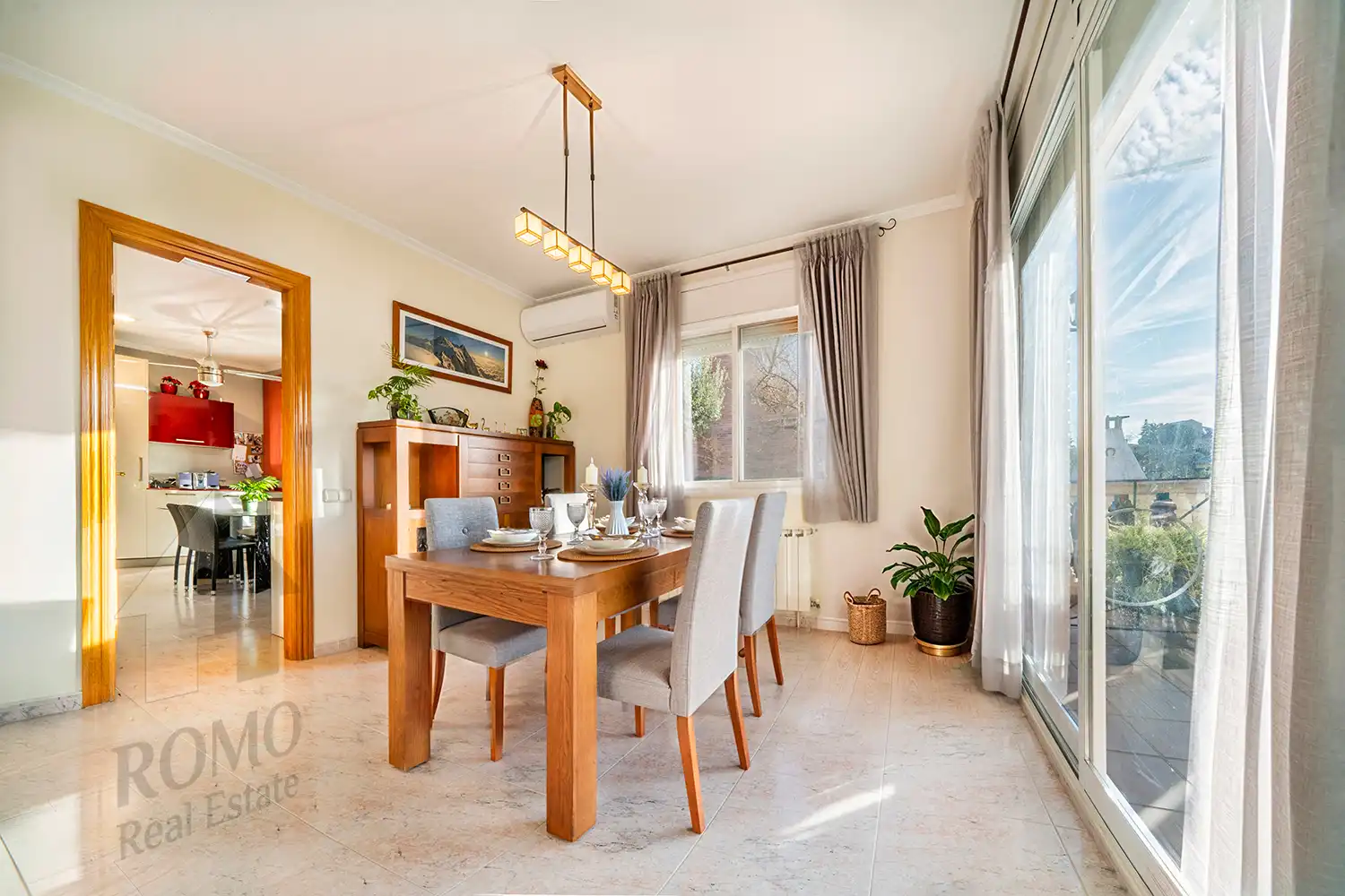 Comedor de Casa o chalet en venta en L'Ametlla del Vallès con Aire acondicionado, Calefacción y Jardín privado