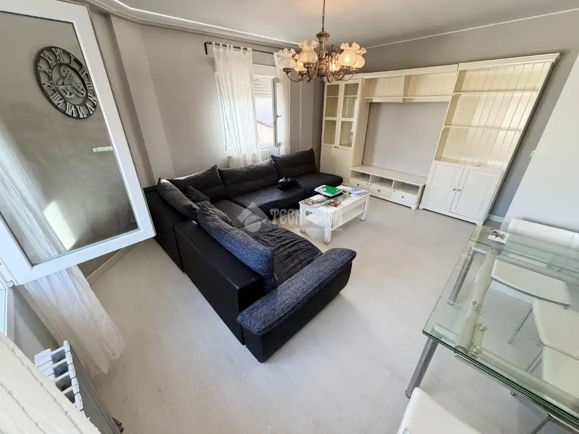 Sala de estar de Piso en venta en San Mateo de Gállego con Terraza y Trastero
