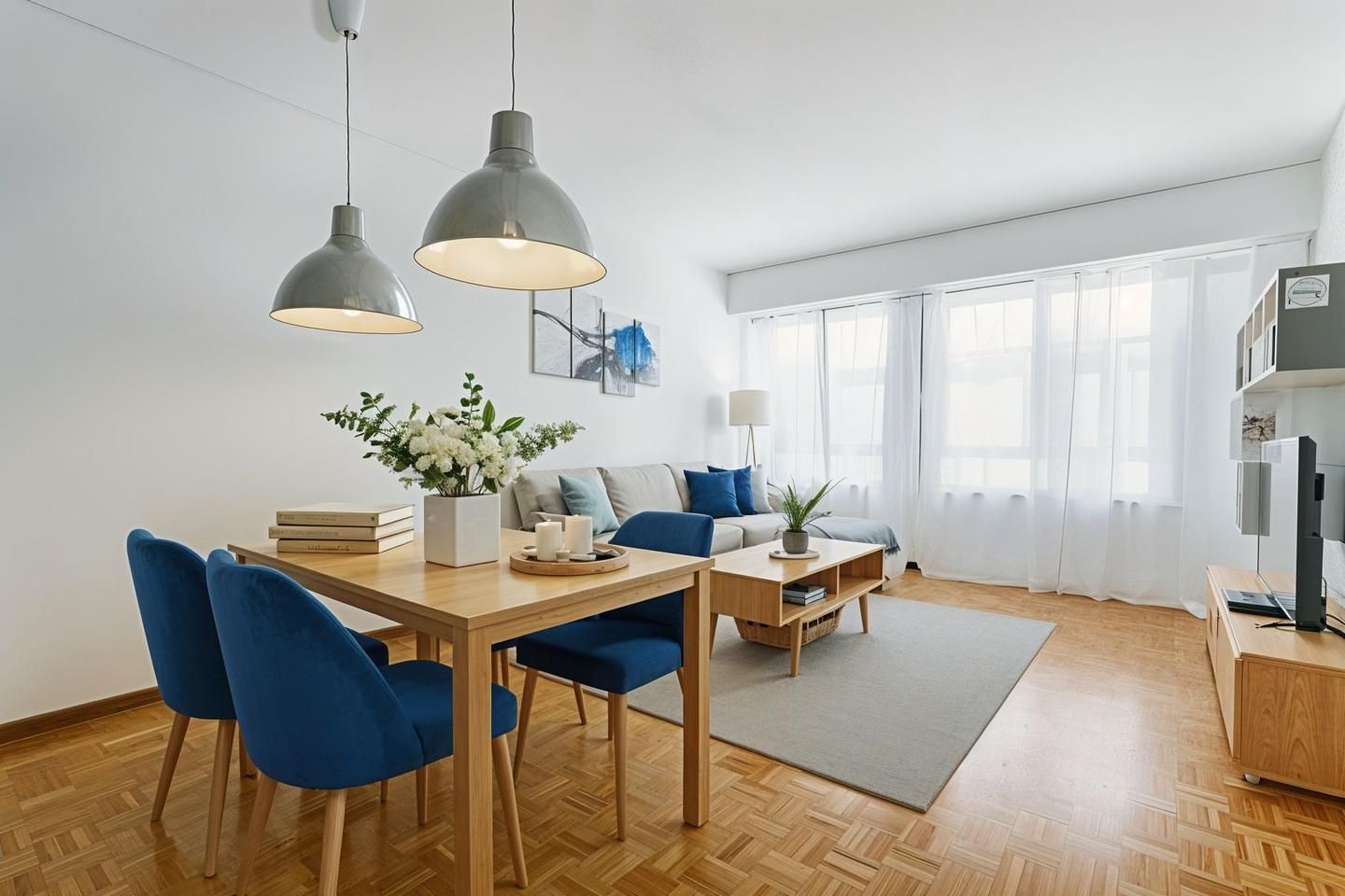 Living room of Flat for sale in  Madrid Capital  with Furnished