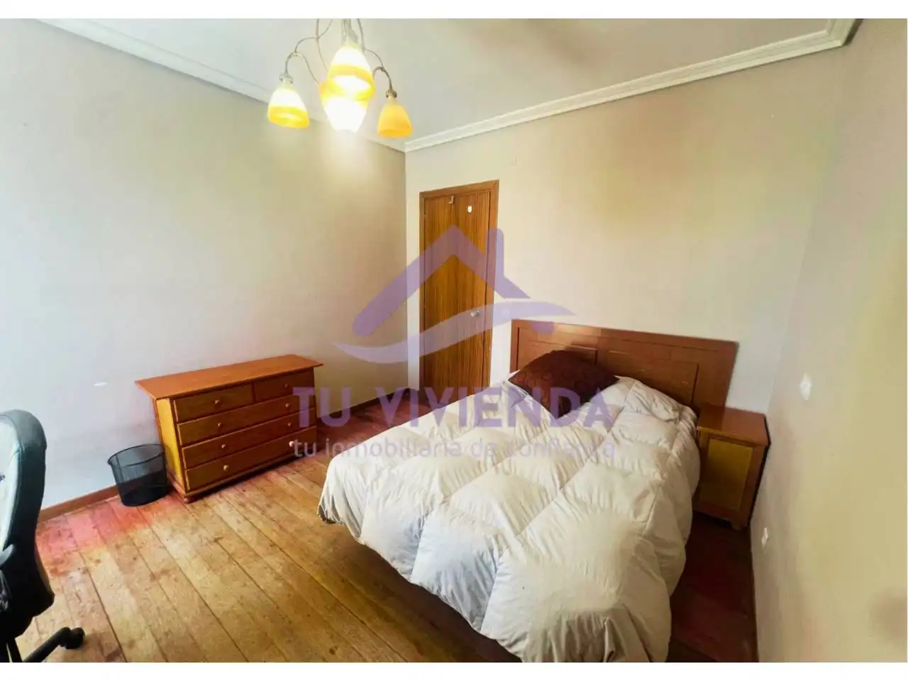 Schlafzimmer von Wohnung zur Miete in Valladolid mit Heizung und Möbliert