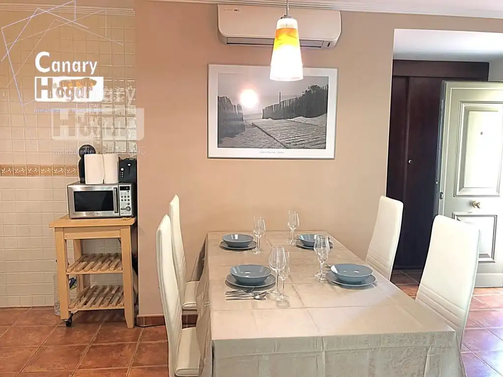 Dining room of Houses for sale in Granadilla de Abona  with Air Conditioner, Heating and Private garden