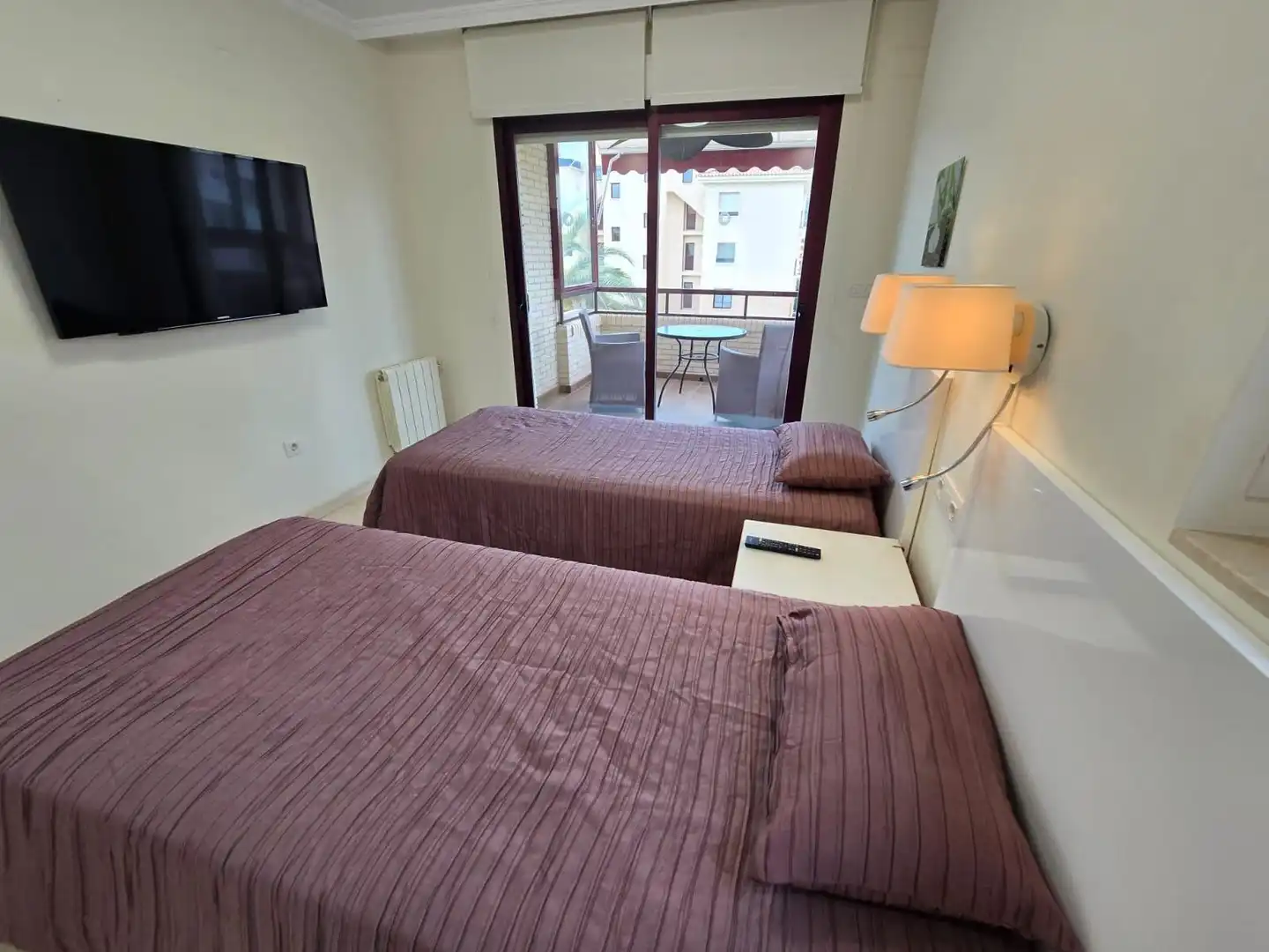 Bedroom of Apartments for rent in L'Alfàs del Pi  with Air Conditioner, Heating and Terrace