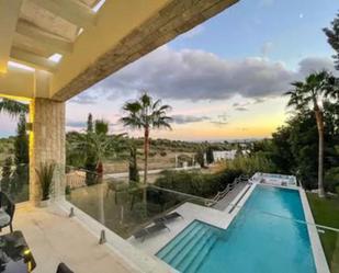 Terrace of House or chalet to rent in Estepona  with Air Conditioner, Heating and Private garden