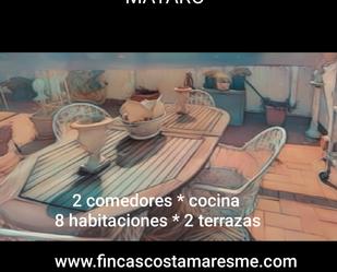 Garden of Duplex for sale in Mataró  with Air Conditioner, Heating and Terrace