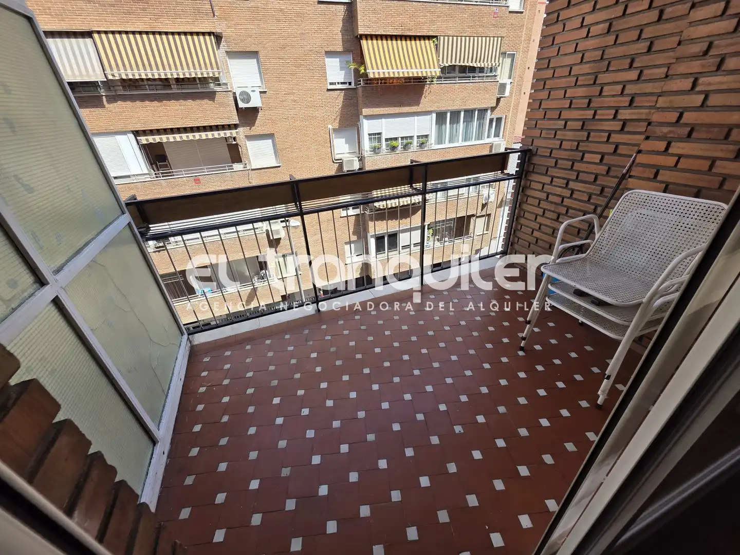 Terrassa de Pis de lloguer en Madrid amb Terrassa, Moblat i Rentadora