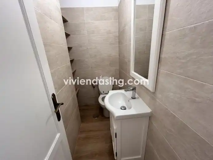 Baño de Piso de alquiler en La Orotava con Parquet, Amueblado y Horno