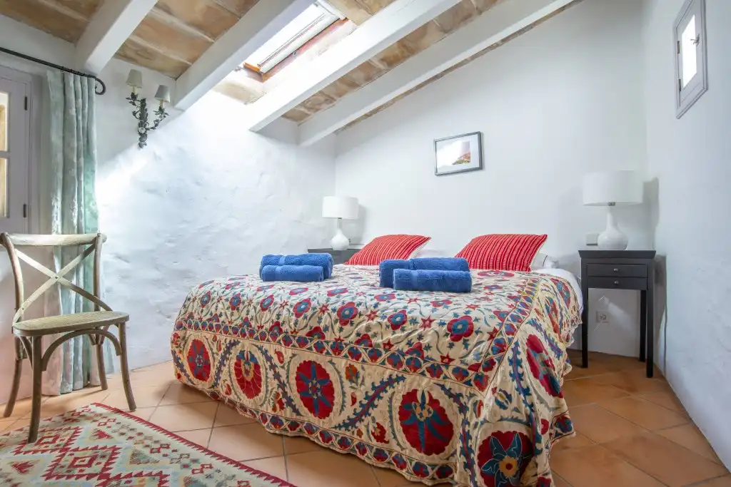 Schlafzimmer von Einfamilien-Reihenhaus zum Verkauf in Pollença mit Terrasse und Schwimmbad