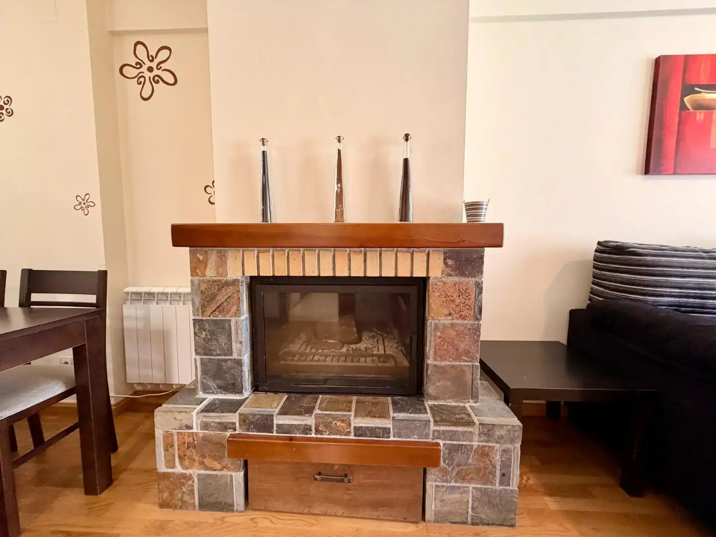 Living room of Flat for sale in Sort  with Heating, Storage room and Furnished