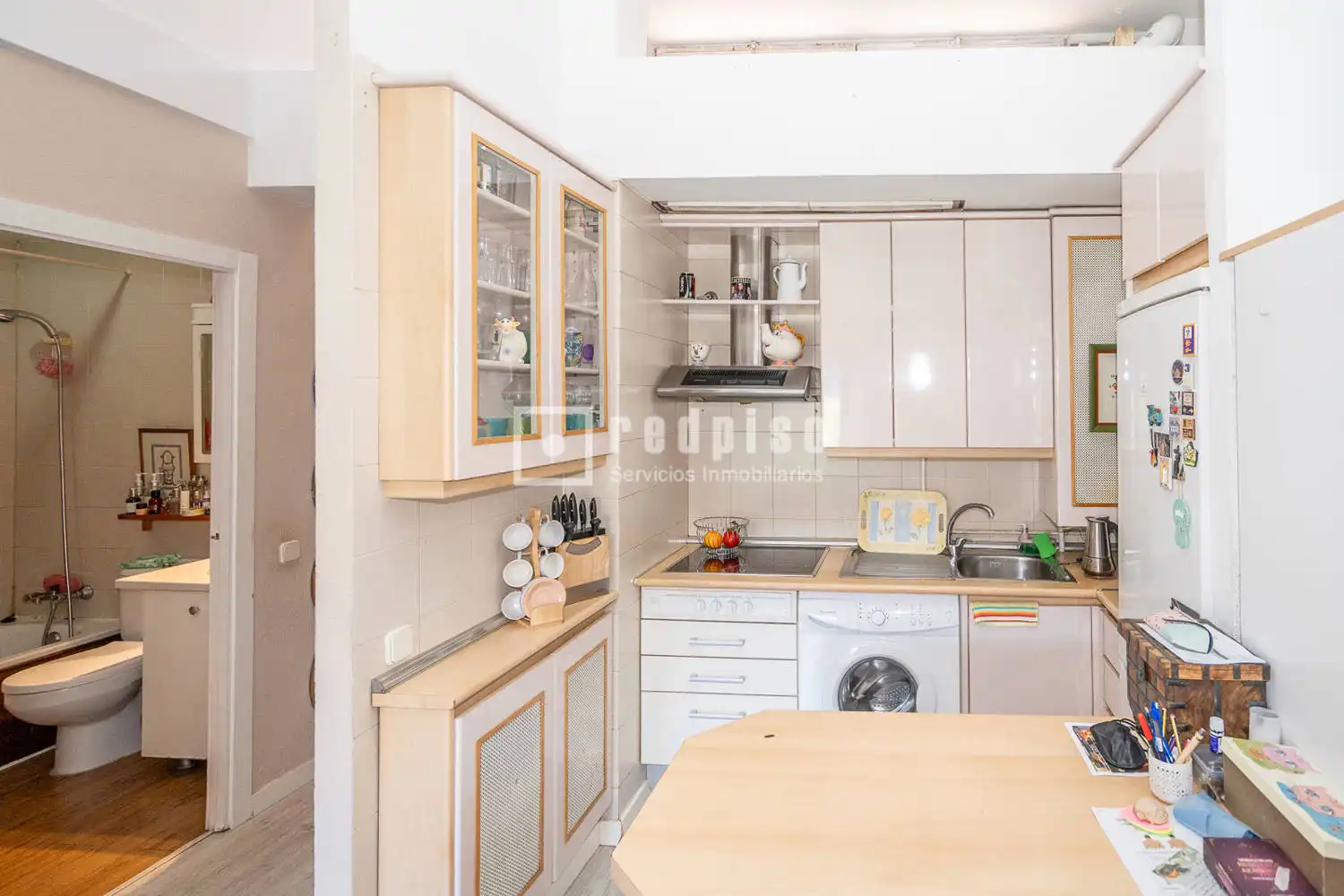 Cocina de Dúplex en venta en Móstoles con Aire acondicionado, Calefacción y Terraza