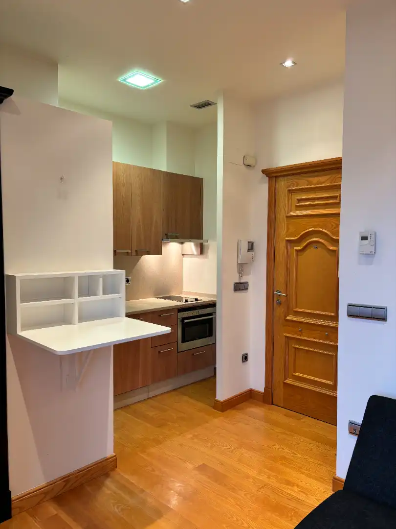Cocina de Estudio de alquiler en Vigo  con Calefacción, Amueblado y Horno