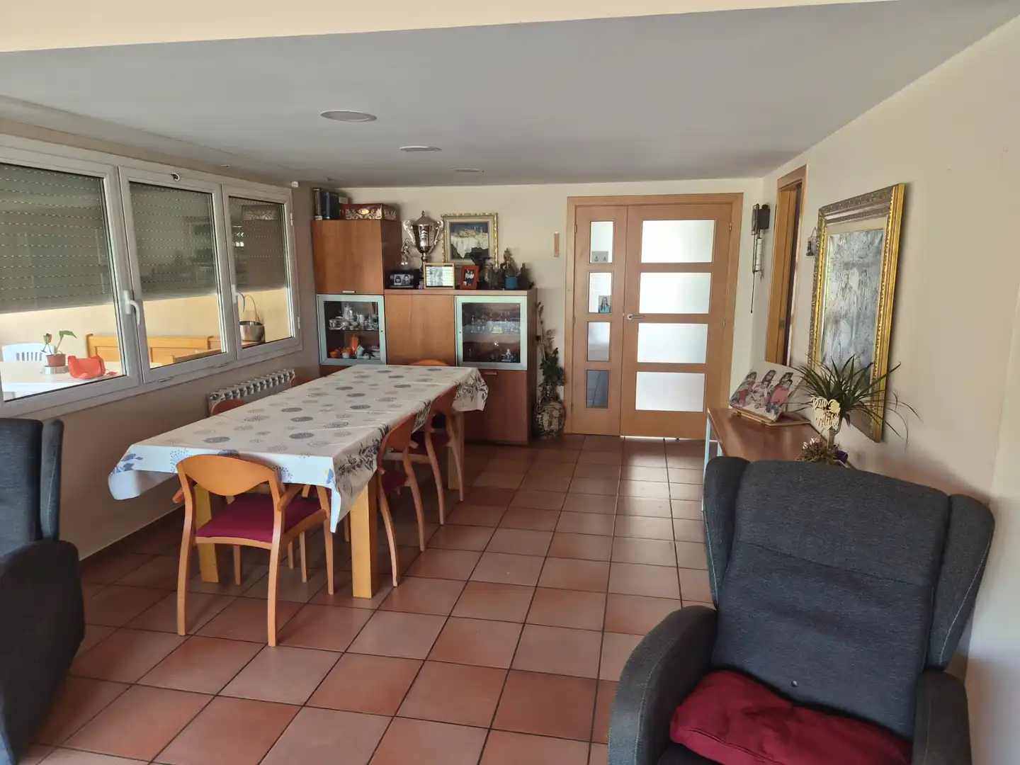 Menjador de Casa o xalet en venda en Rubí amb Aire condicionat, Calefacció i Jardí privat