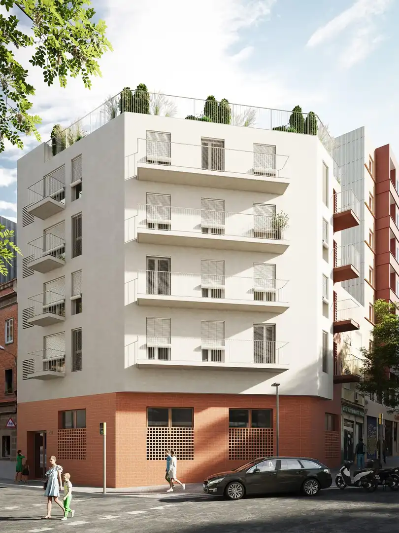 Exterior view of Flat for sale in Barcelona  with Balcony and Community pool