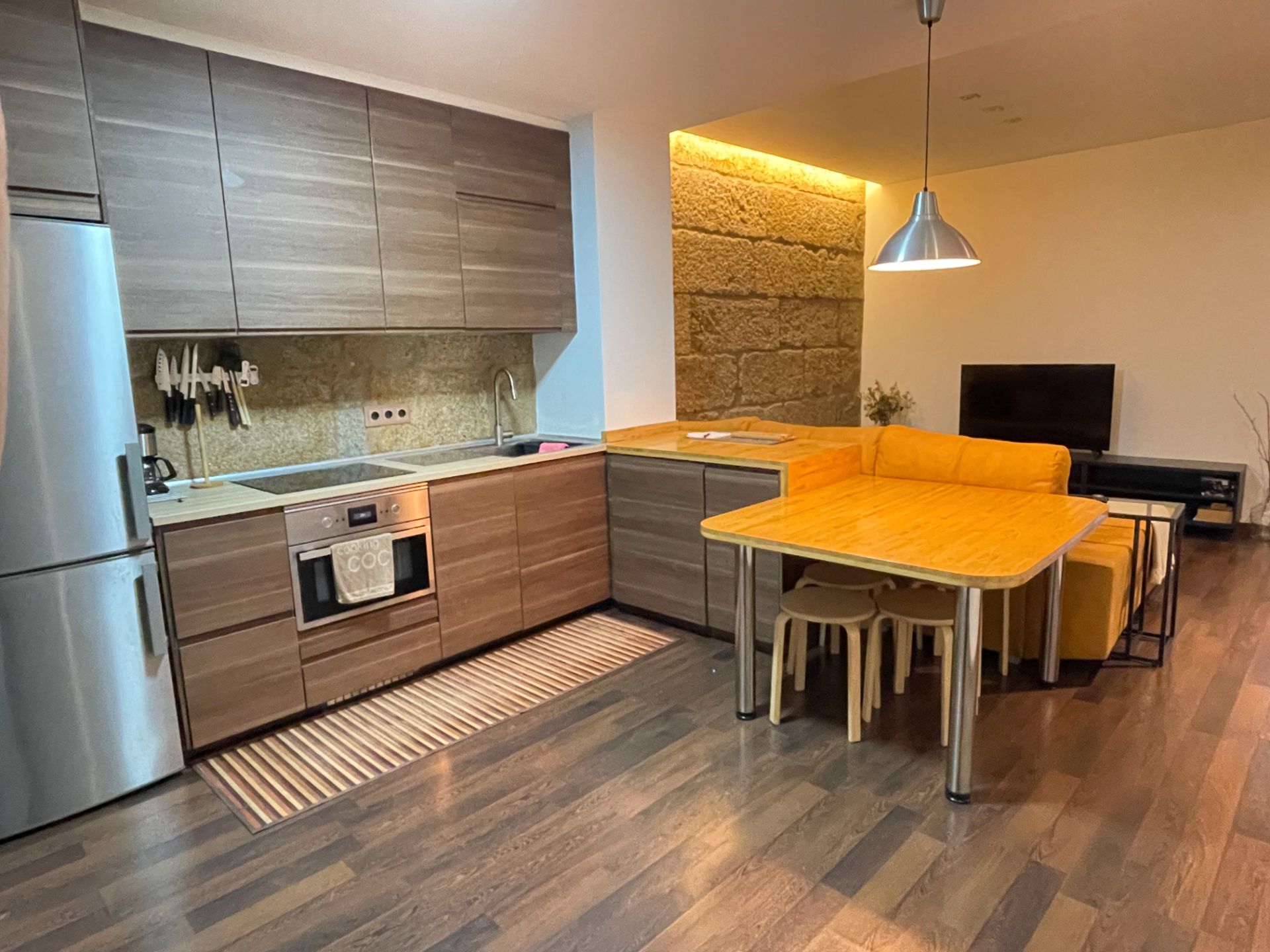 Kitchen of Flat to rent in Pontevedra Capital   with Furnished