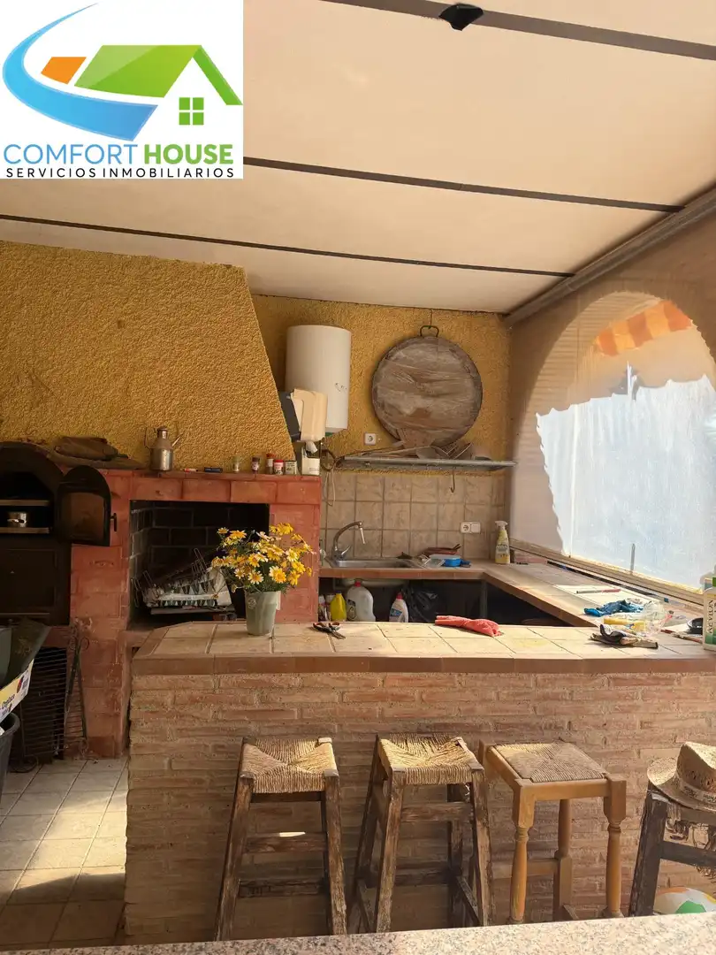 Cocina de Finca rústica en venta en Cartagena con Jardín privado y Piscina