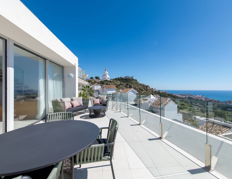 Terrace of Flat for sale in Benalmádena  with Terrace, Furnished and Oven