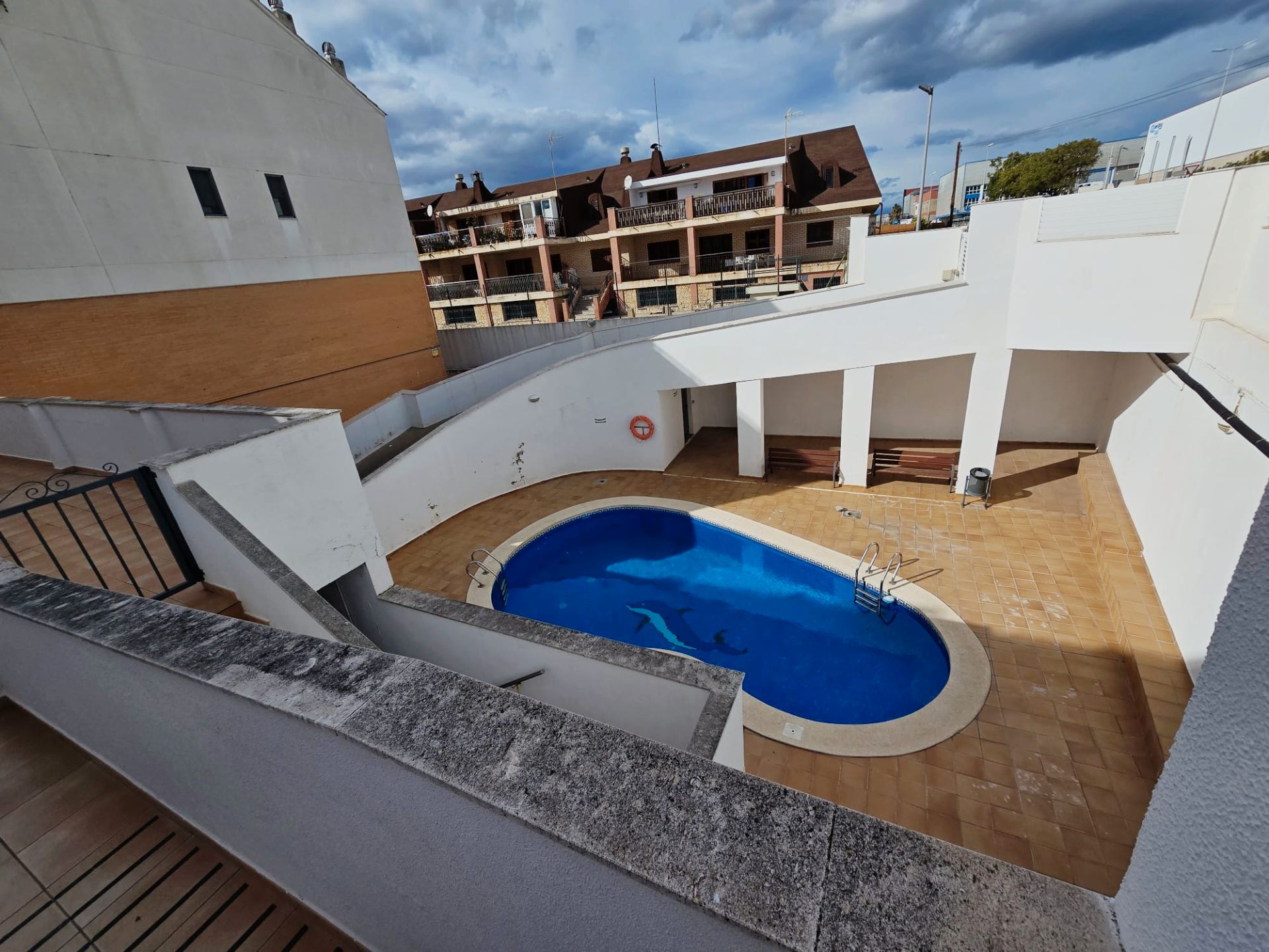 Swimming pool of Single-family semi-detached for sale in Almazora / Almassora  with Air Conditioner, Heating and Terrace