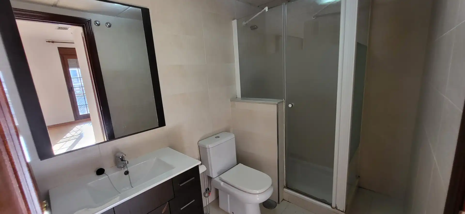 Badezimmer von Wohnung zur Miete in Málaga mit Klimaanlage, Heizung und Parkett
