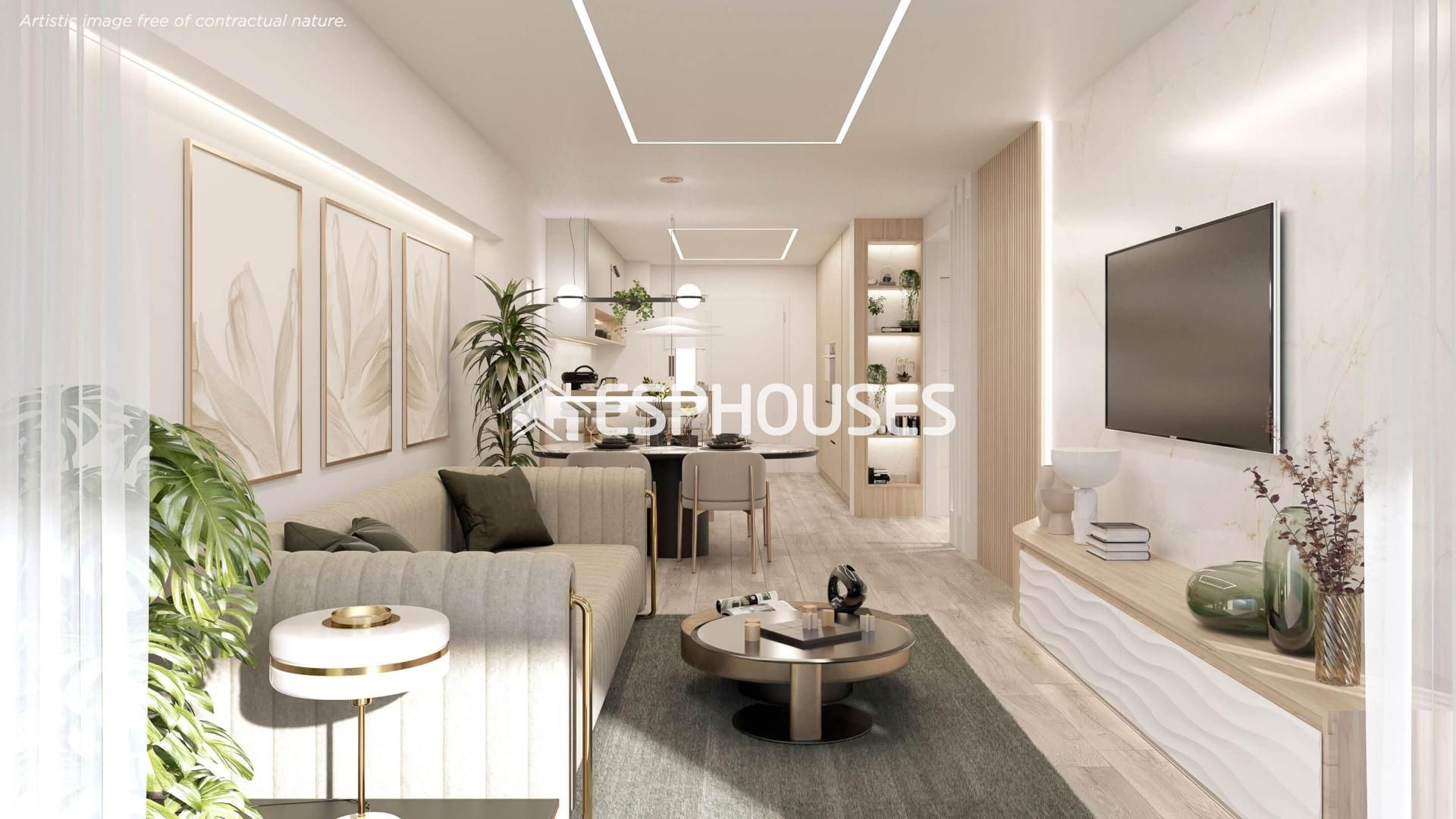 Living room of Flat for sale in La Manga del Mar Menor  with Balcony and Community pool
