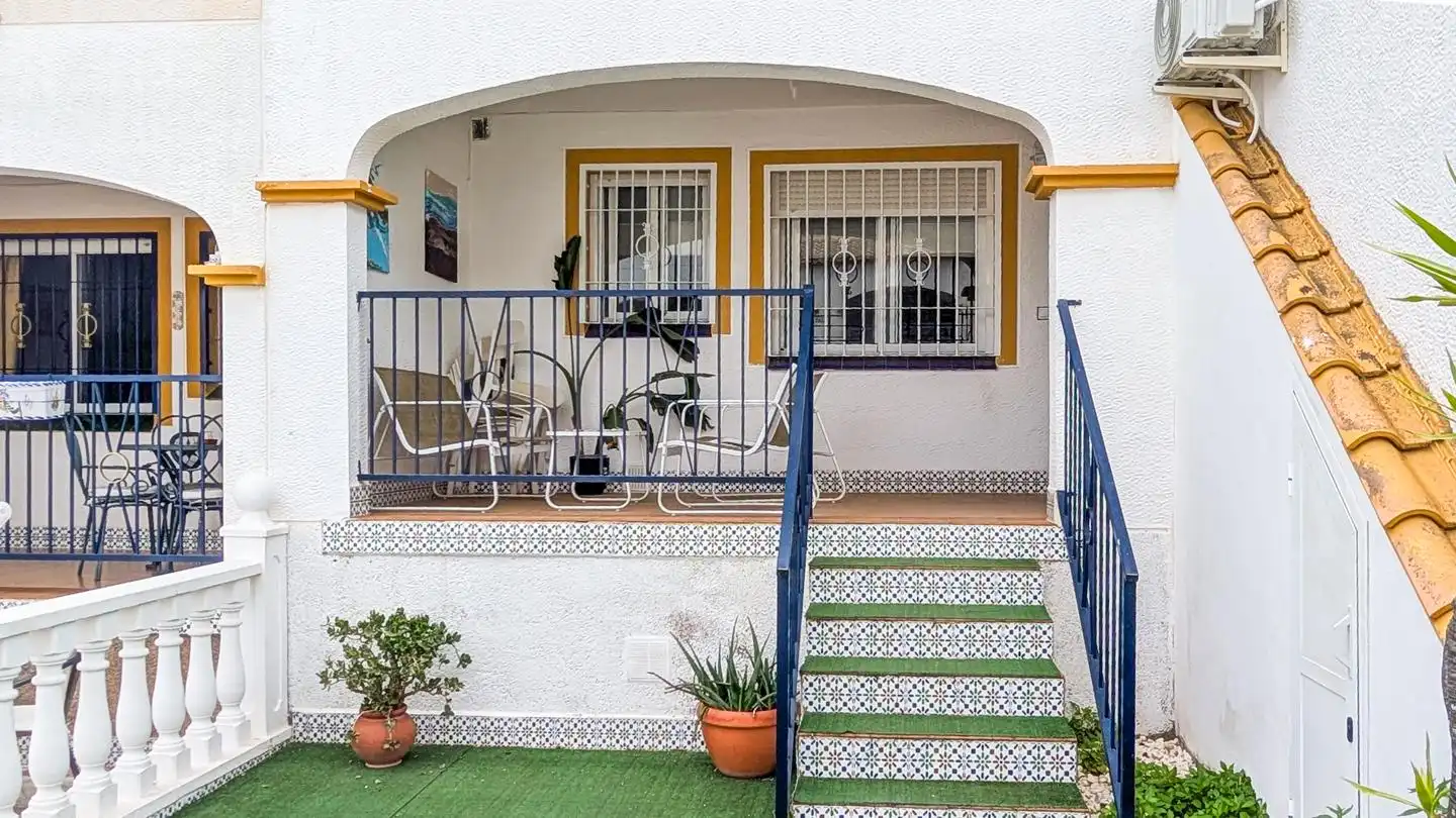 Terraza de Casa adosada en venta en Santa Pola con Terraza, Piscina y Piscina comunitaria