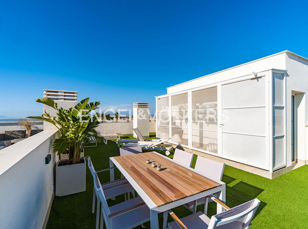 Terrassa de Dúplex en venda en Santa Pola amb Aire condicionat, Calefacció i Terrassa