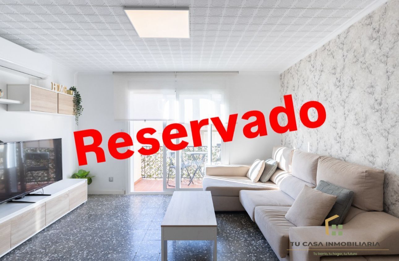 Sala de estar de Piso en venta en Badalona con Aire acondicionado y Calefacción