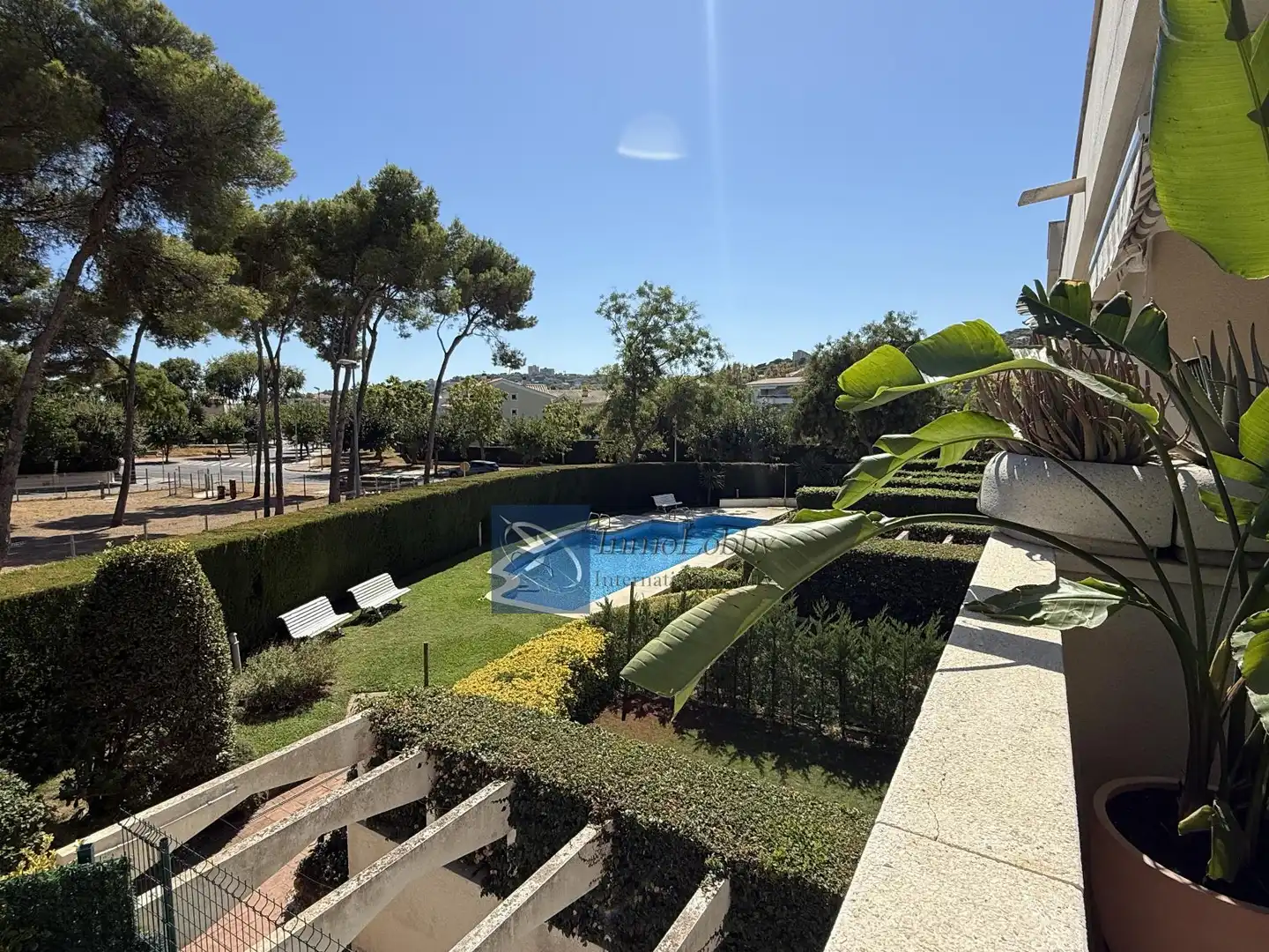 Piscina de Apartament de lloguer en Castell d'Aro, Platja d'Aro i s'Agaró amb Aire condicionat, Calefacció i Terrassa