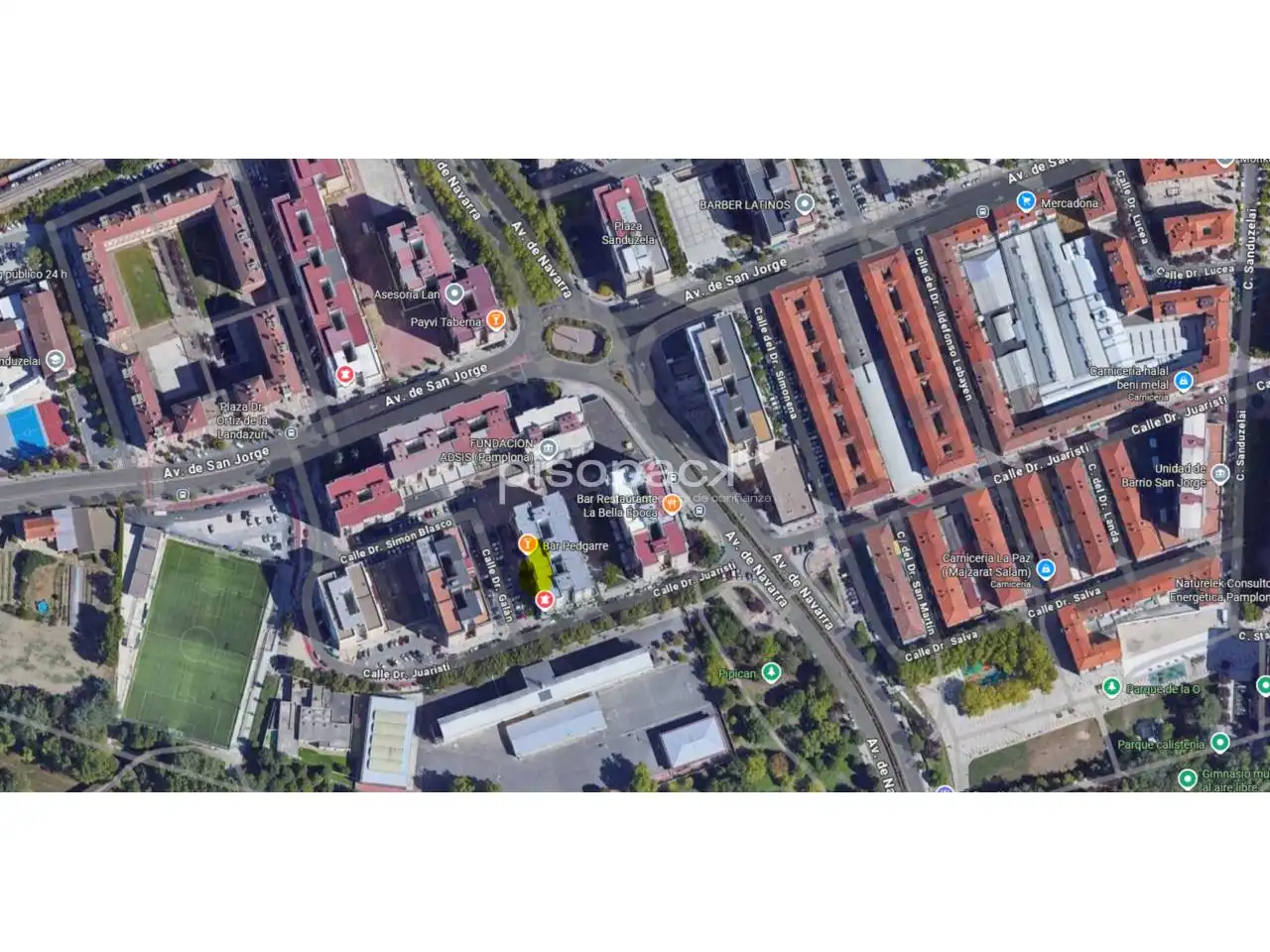 Exterior view of Flat for sale in  Pamplona / Iruña  with Heating, Parquet flooring and Balcony