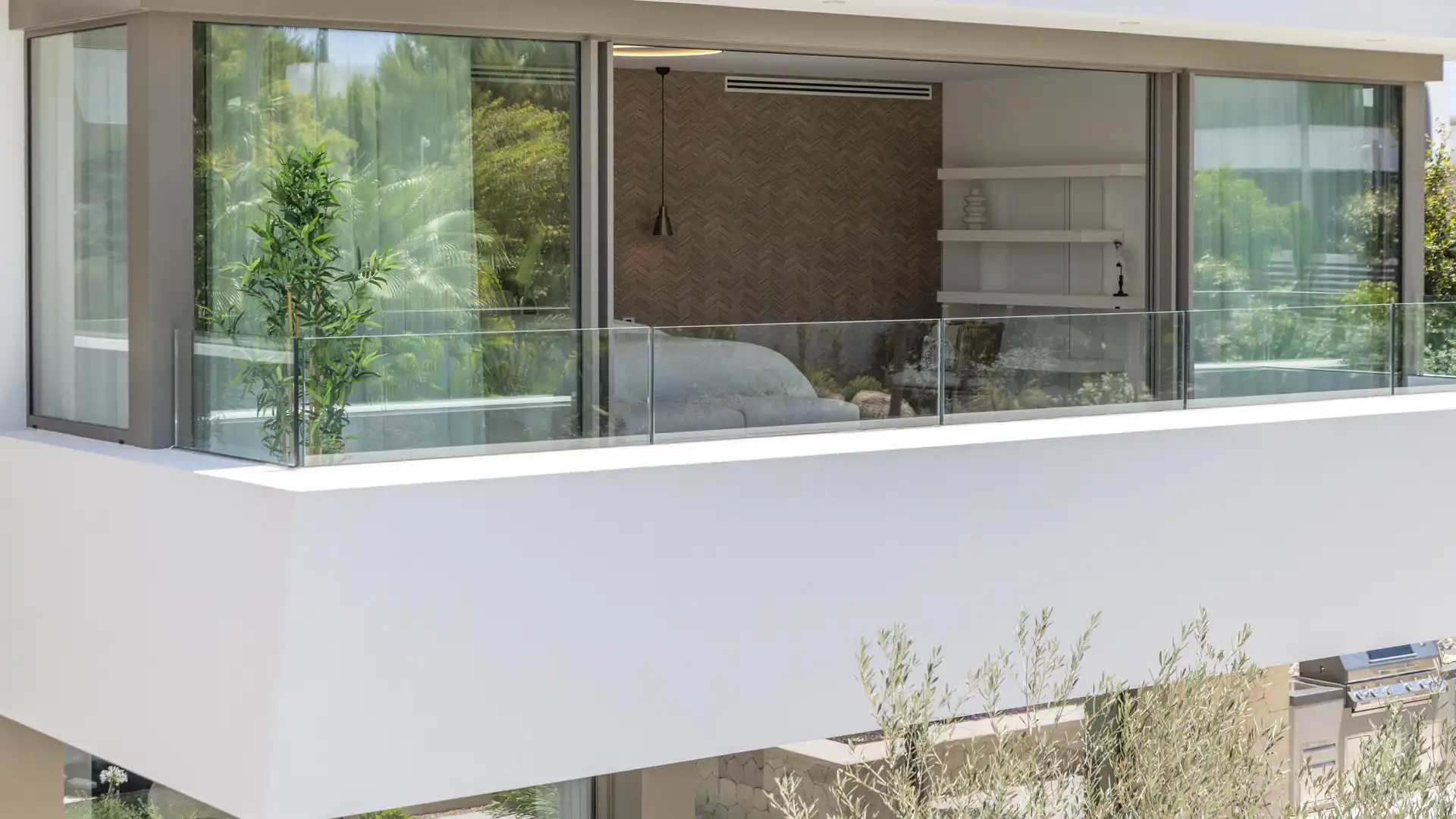 Balcony of Houses for sale in Calvià  with Air Conditioner, Heating and Parquet flooring