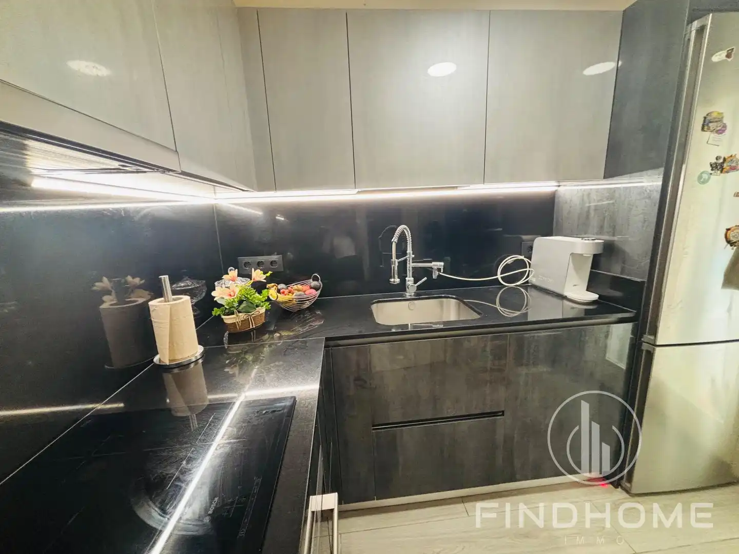 Kitchen of Flat for sale in Olot  with Air Conditioner and Heating
