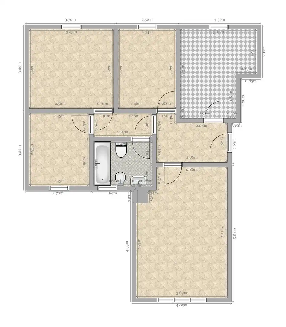 Piso en venta en Sevilla con Aire acondicionado, Calefacción y Trastero