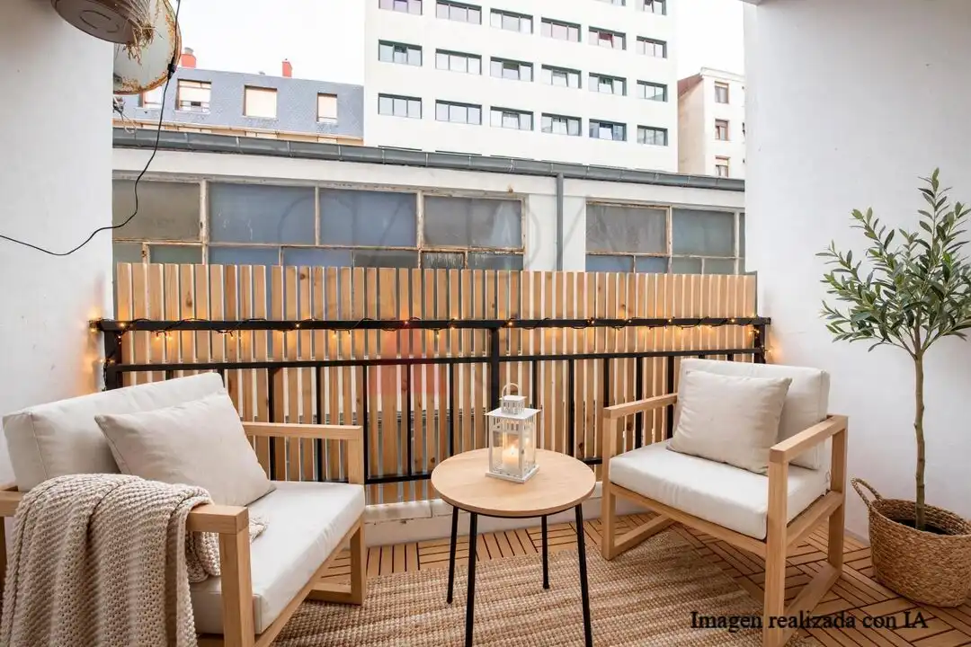 Terrace of Flat for sale in Santander  with Heating, Storage room and Balcony