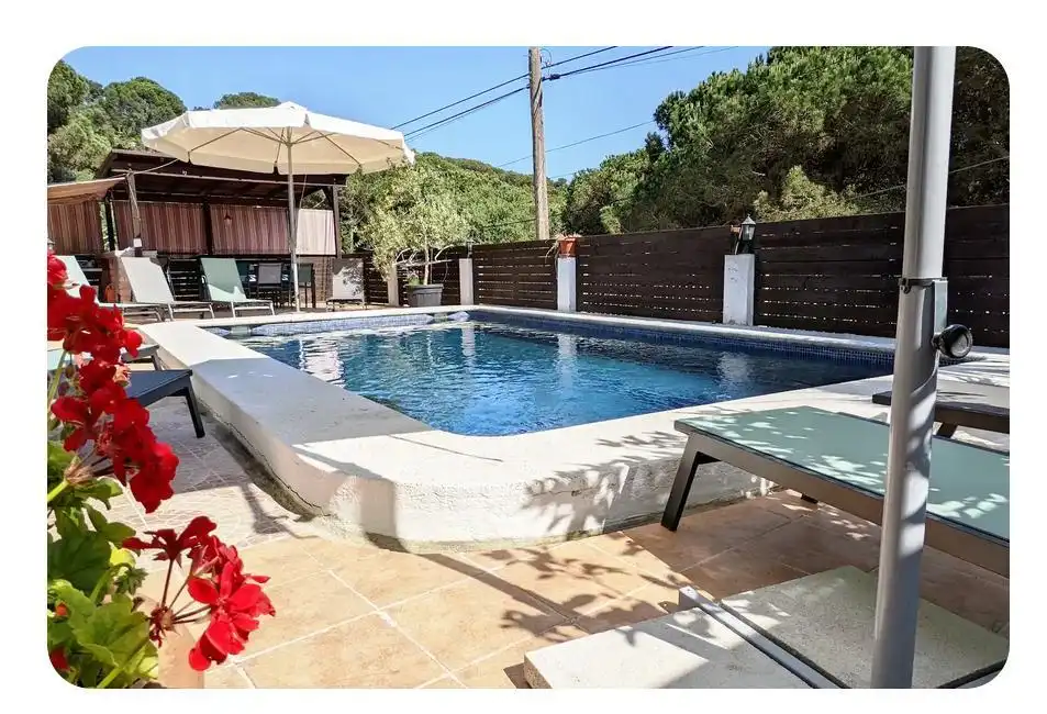 Piscina de Casa o xalet en venda en Vidreres amb Aire condicionat, Jardí privat i Terrassa