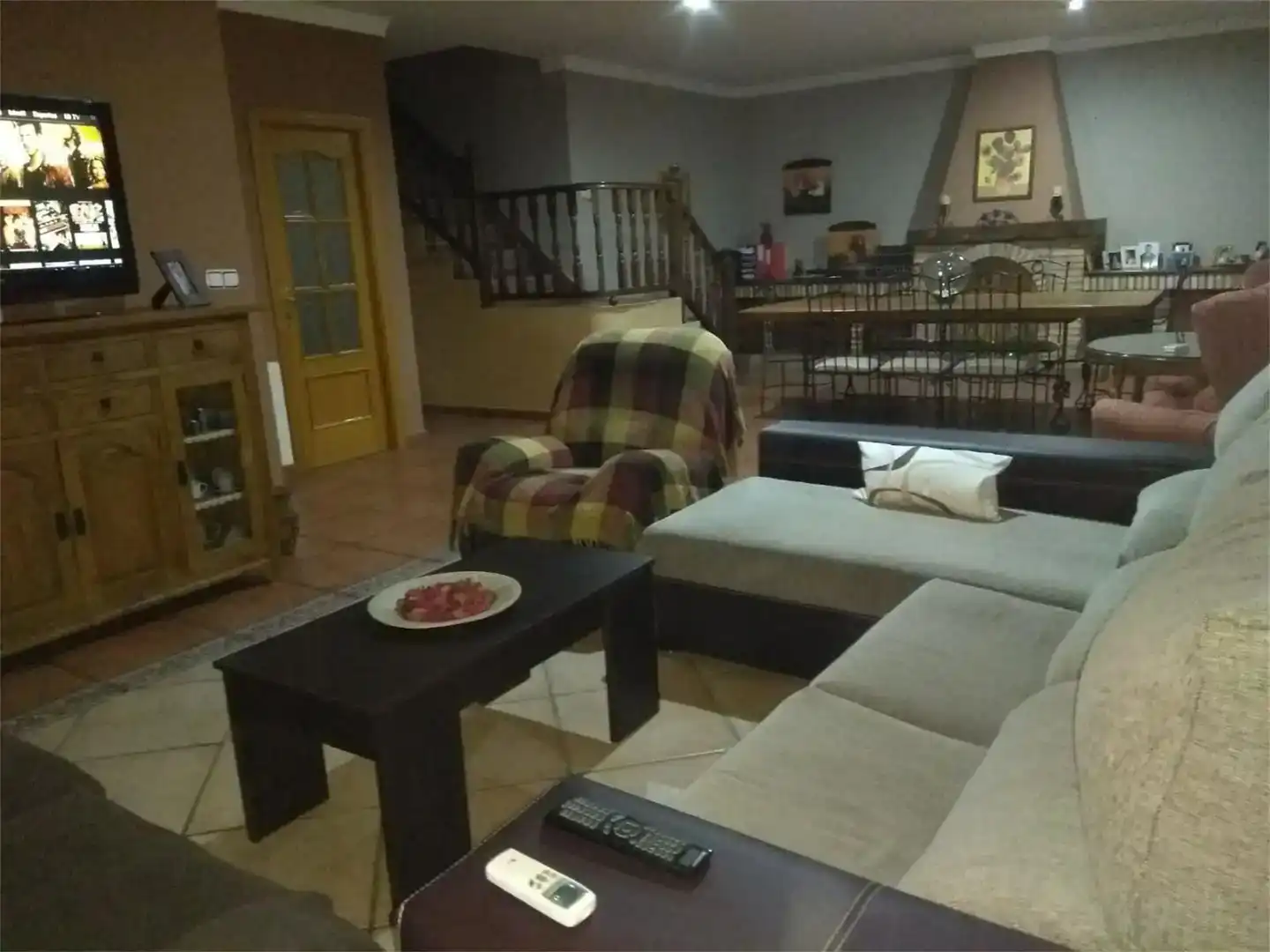 Sala de estar de Casa o chalet en venta en Casatejada con Aire acondicionado, Piscina y Balcón