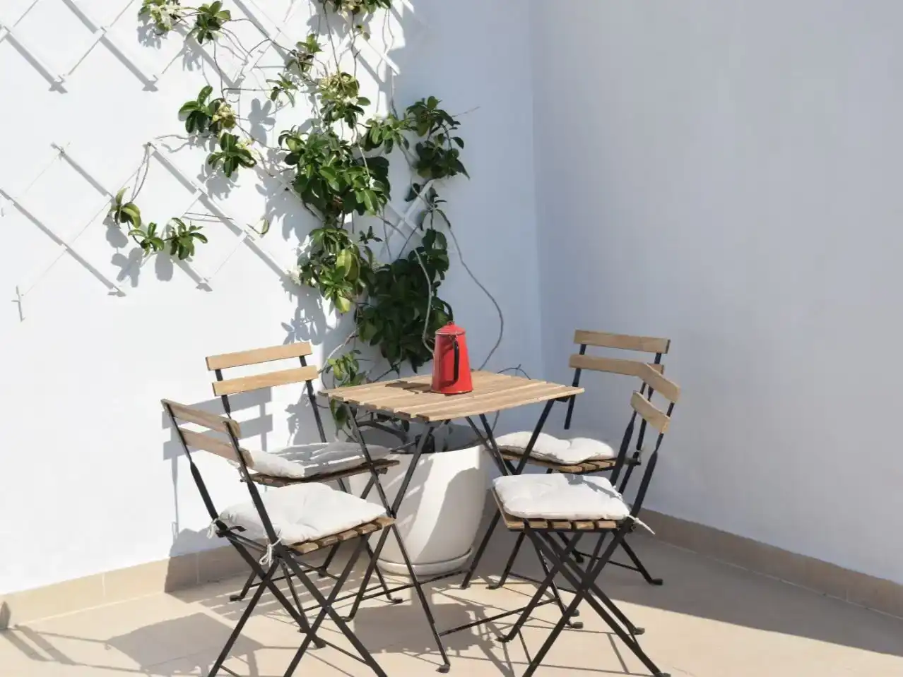 Terraza de Casa o chalet de alquiler en Algarrobo con Aire acondicionado, Jardín privado y Trastero