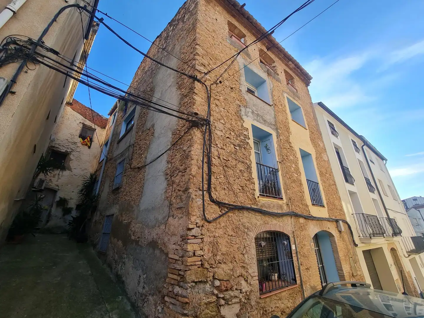Vista exterior de Casa o chalet en venta en Tivissa con Parquet, Amueblado y Balcón