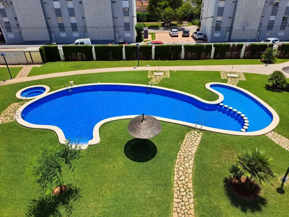 Swimming pool of Attic for sale in Dénia  with Air Conditioner, Heating and Private garden