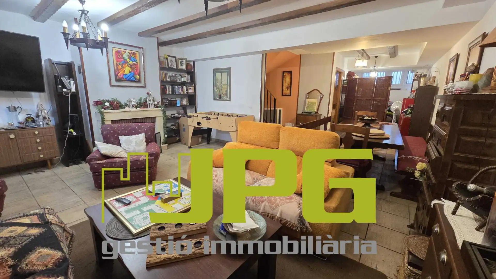 Sala d'estar de Casa adosada en venda en Sant Joan d'Alacant amb Aire condicionat, Calefacció i Jardí privat