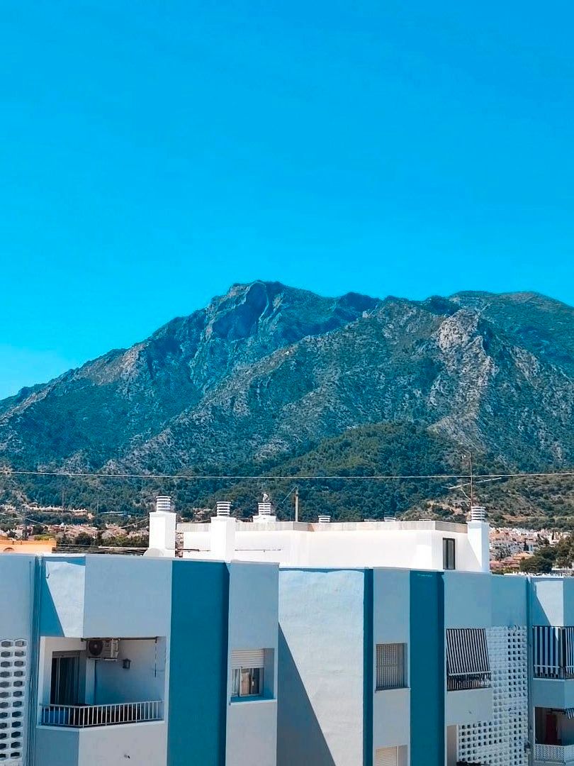 Vista exterior de Piso en venta en Marbella con Terraza, Amueblado y Horno
