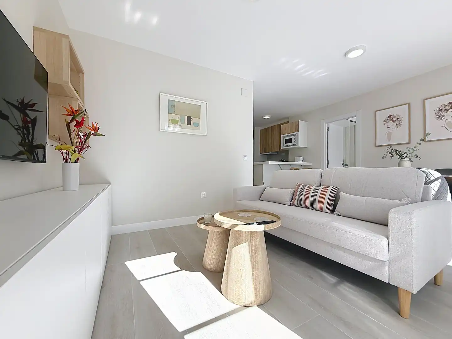 Sala de estar de Apartamento de alquiler en Centro