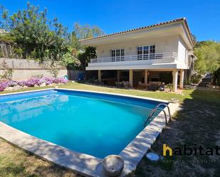 Vista exterior de Casa o xalet de lloguer en Alcover amb Aire condicionat, Jardí privat i Terrassa