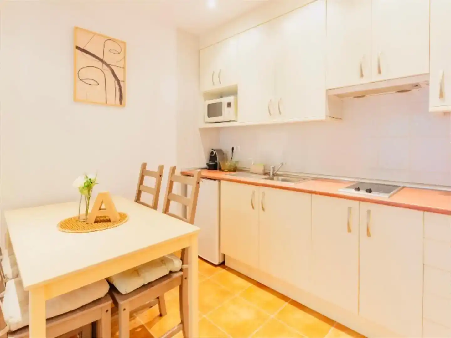 Kitchen of Flat for rent in Alp  with Storage room and Furnished