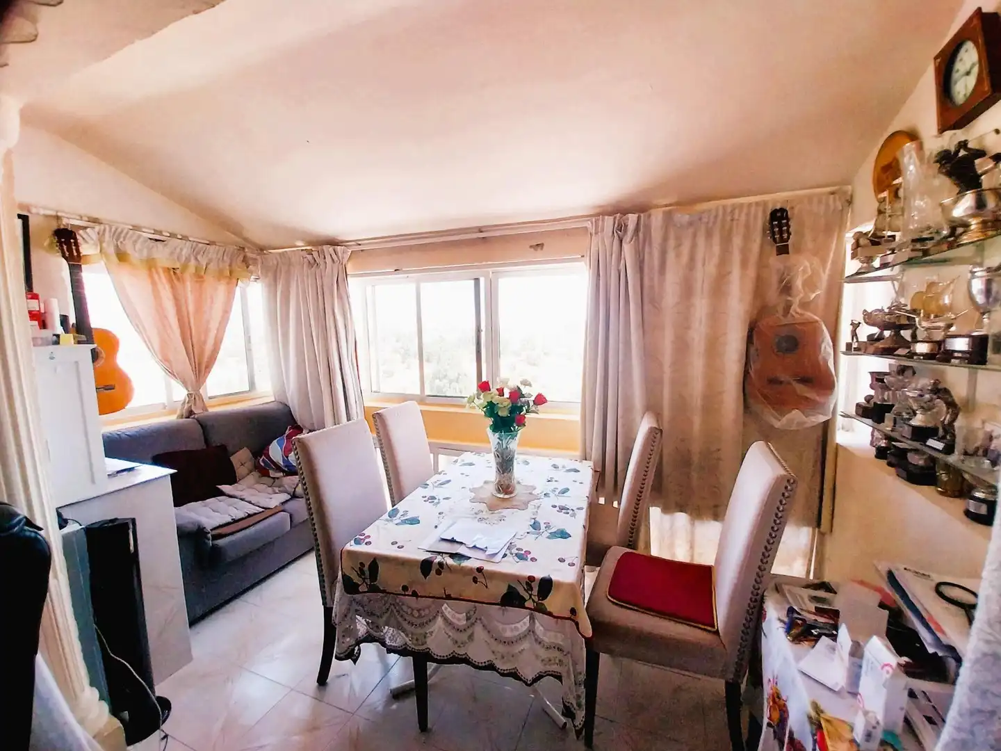 Esszimmer von Einfamilien-Reihenhaus zum Verkauf in Mijas mit Klimaanlage, Heizung und Terrasse